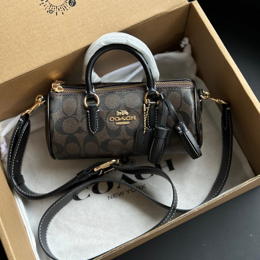 Coach Designer Bag Luxury Bag Shoulder Bag Women's Bag Versatile Shoulder Crossbody Mini Monogram Shoulder bag Texture Underarm Handbag Commuting Simple bag