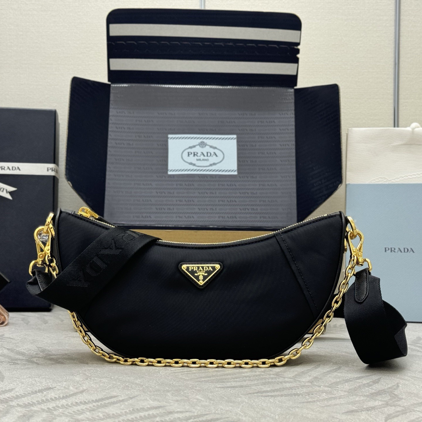 Prada High Quality Designer Bag Handbags Leather Chain Bag Shoulder Bags Fashion Crossbody Purses Designer Luxury Bag Woman Hand bag Bags