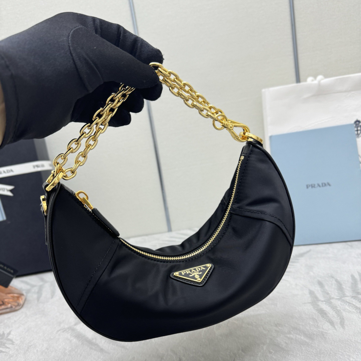 Prada High Quality Designer Bag Handbags Leather Chain Bag Shoulder Bags Fashion Crossbody Purses Designer Luxury Bag Woman Hand bag Bags