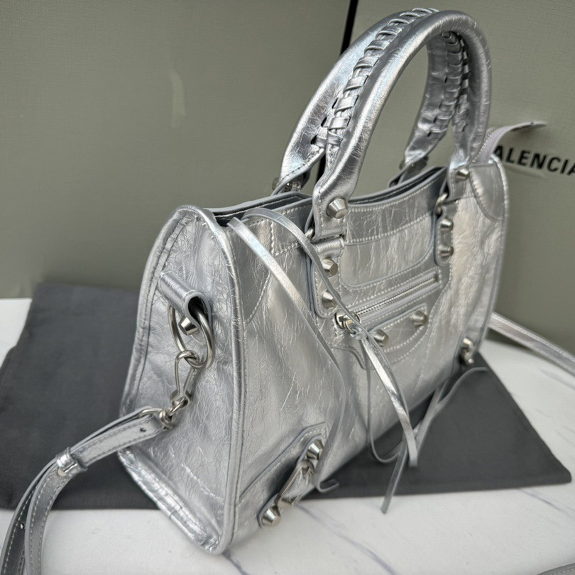 BALENCIAGA Designer Bag Paris Rivet Motorcycle Bag Hot Girl Bag High-End Retro Trend Hand bag Pillow Bag Single Shoulder Crossbody Bag