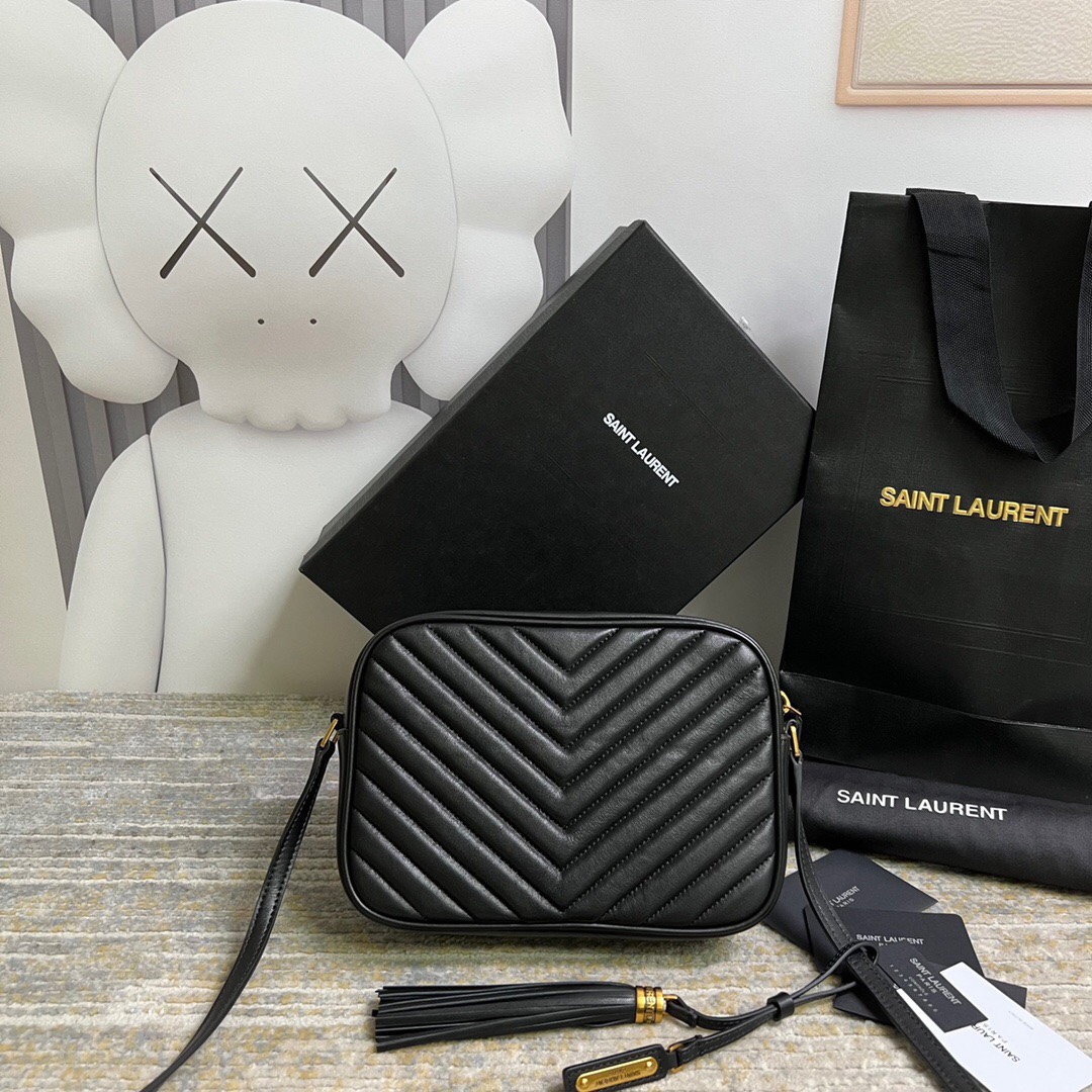 YSL Best Selling Premium Elegant Women's Bags Trendy Chain Letter Shoulder Bag Fashion Versatile Crossbody Small Square Bag