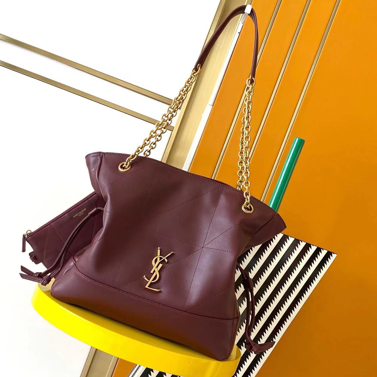 YSL Designer Bag Shoulder Bag Luxury Bag Purse Tote Classic Logo Women's Tramp Bag High Quality Leather Crossbody Large Capacity Shopping Hand bag