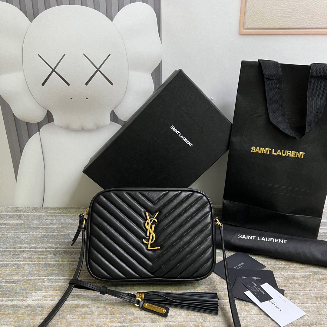 YSL Best Selling Premium Elegant Women's Bags Trendy Chain Letter Shoulder Bag Fashion Versatile Crossbody Small Square Bag