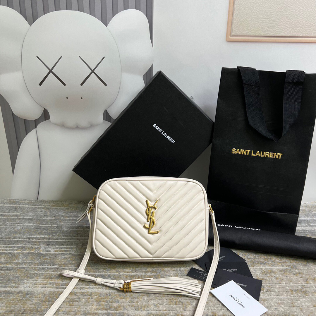 YSL Best Selling Premium Elegant Women's Bags Trendy Chain Letter Shoulder Bag Fashion Versatile Crossbody Small Square Bag