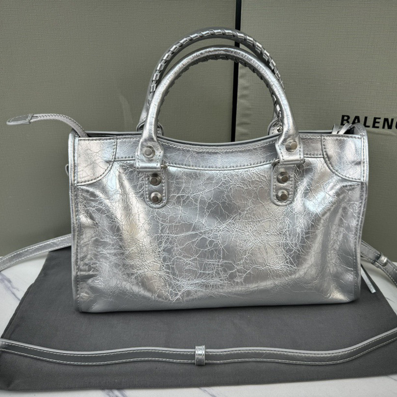 BALENCIAGA Designer Bag Paris Rivet Motorcycle Bag Hot Girl Bag High-End Retro Trend Hand bag Pillow Bag Single Shoulder Crossbody Bag