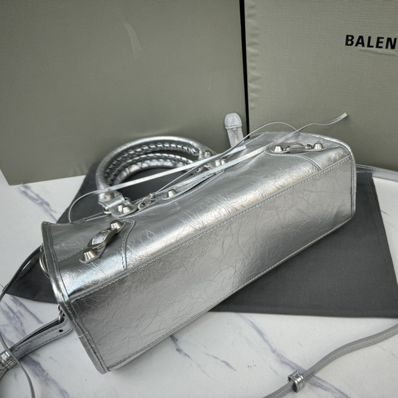 BALENCIAGA Designer Bag Paris Rivet Motorcycle Bag Hot Girl Bag High-End Retro Trend Hand bag Pillow Bag Single Shoulder Crossbody Bag