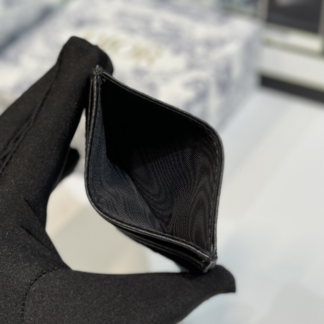 Dior Genuine Leather Designers Men Wallets Flower Card Holder Women Fashion Style Purse Mens Clutch Wallet Luxurys Man Bags With Box And Dust Bag