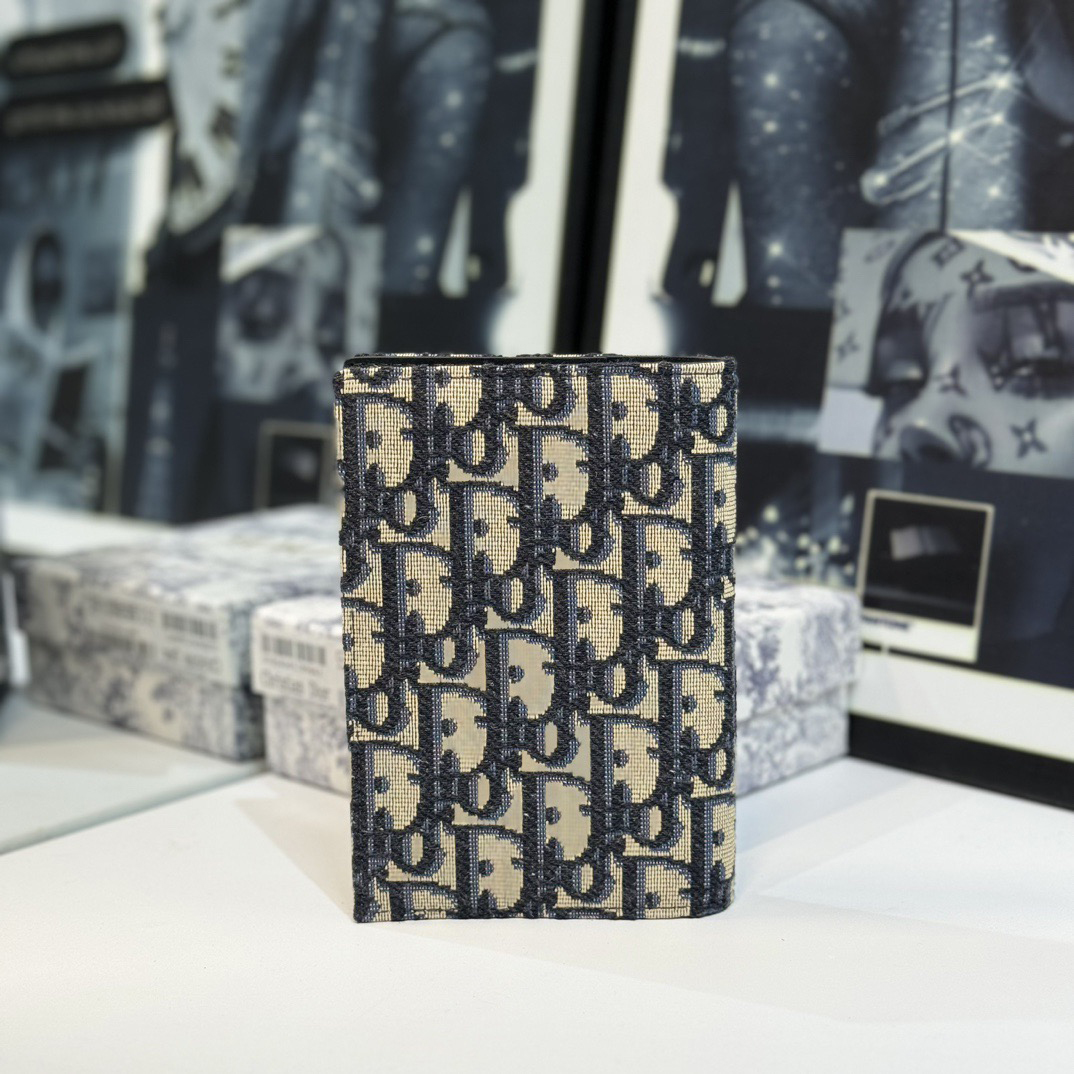 Dior Genuine Leather Designers Men Wallets Flower Card Holder Women Fashion Style Purse Mens Clutch Wallet Luxurys Man Bags With Box And Dust Bag