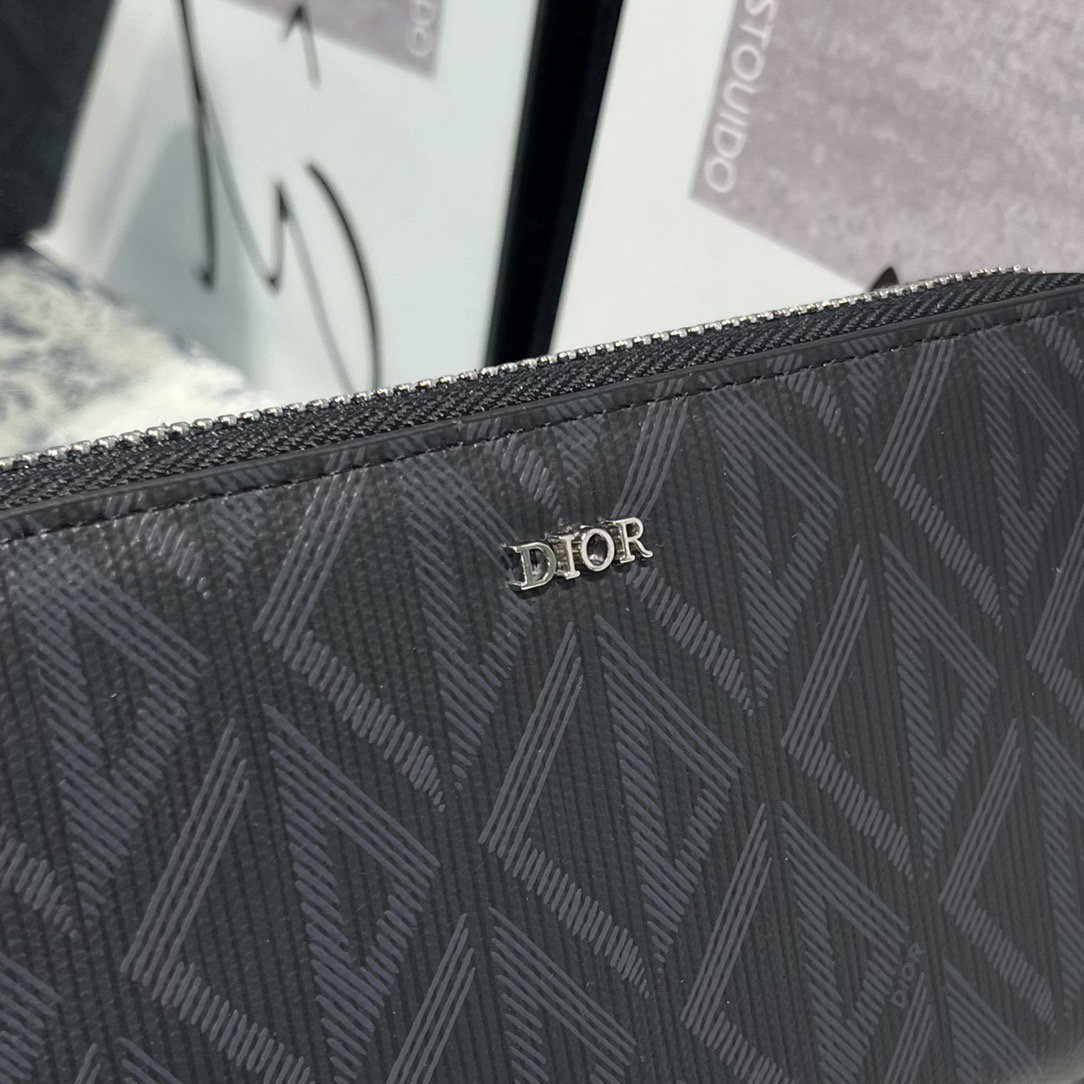 Dior Genuine Leather Designers Men Wallets Flower Card Holder Women Fashion Style Purse Mens Clutch Wallet Luxurys Man Bags With Box And Dust Bag