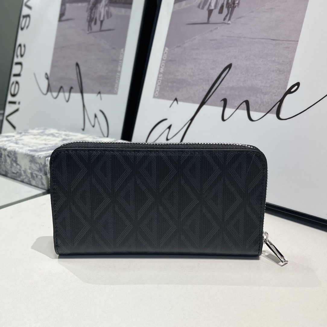 Dior Genuine Leather Designers Men Wallets Flower Card Holder Women Fashion Style Purse Mens Clutch Wallet Luxurys Man Bags With Box And Dust Bag