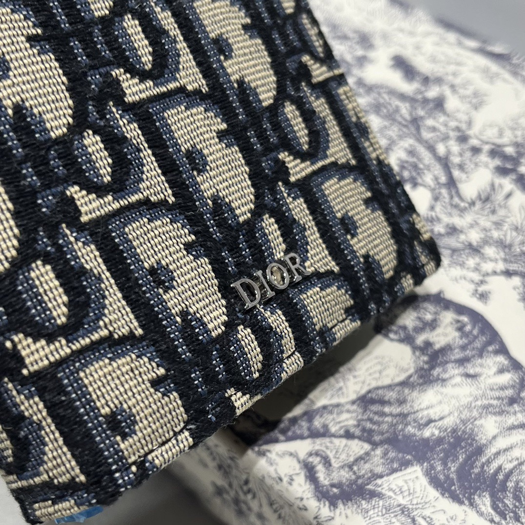 Dior Genuine Leather Designers Men Wallets Flower Card Holder Women Fashion Style Purse Mens Clutch Wallet Luxurys Man Bags With Box And Dust Bag