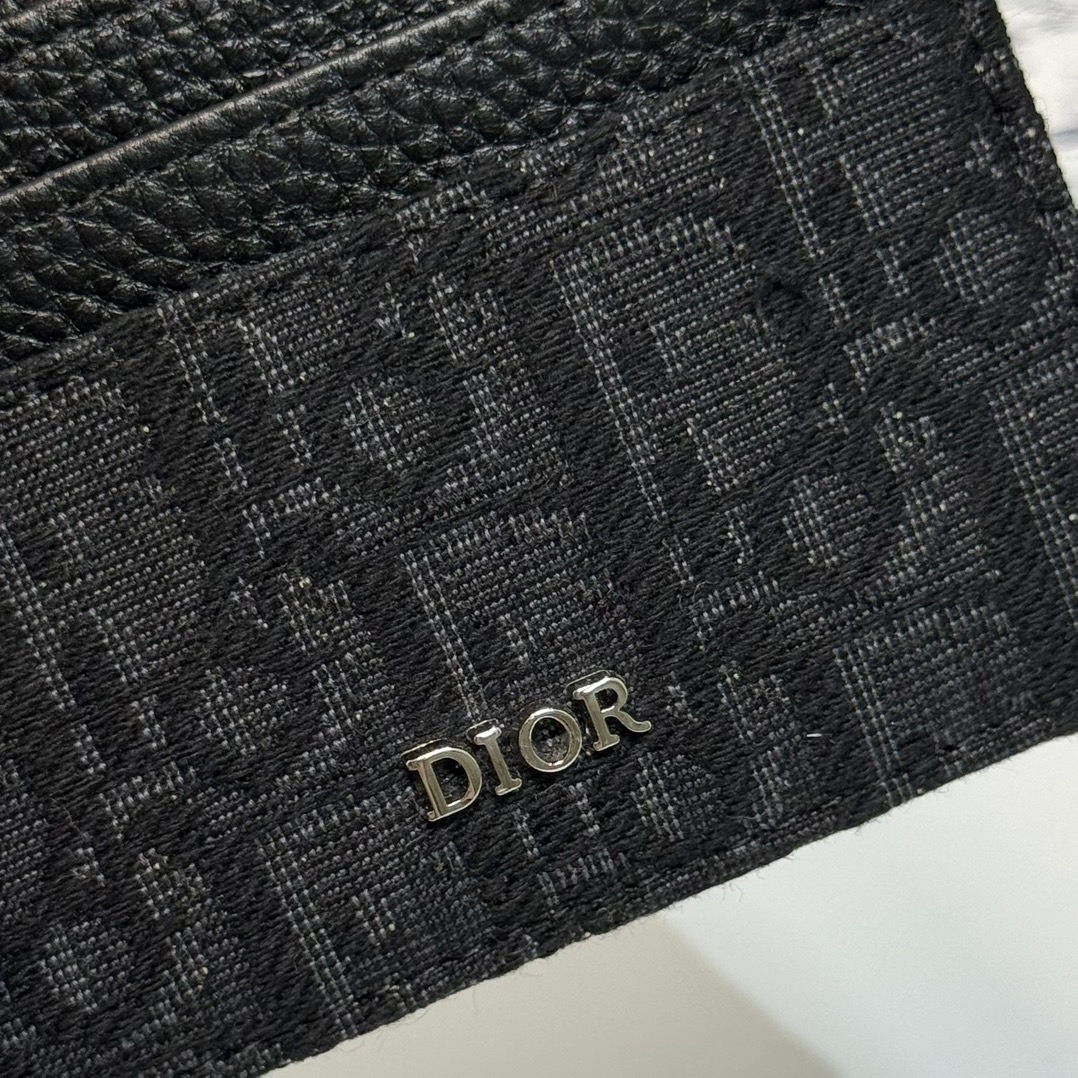 Dior Genuine Leather Designers Men Wallets Flower Card Holder Women Fashion Style Purse Mens Clutch Wallet Luxurys Man Bags With Box And Dust Bag
