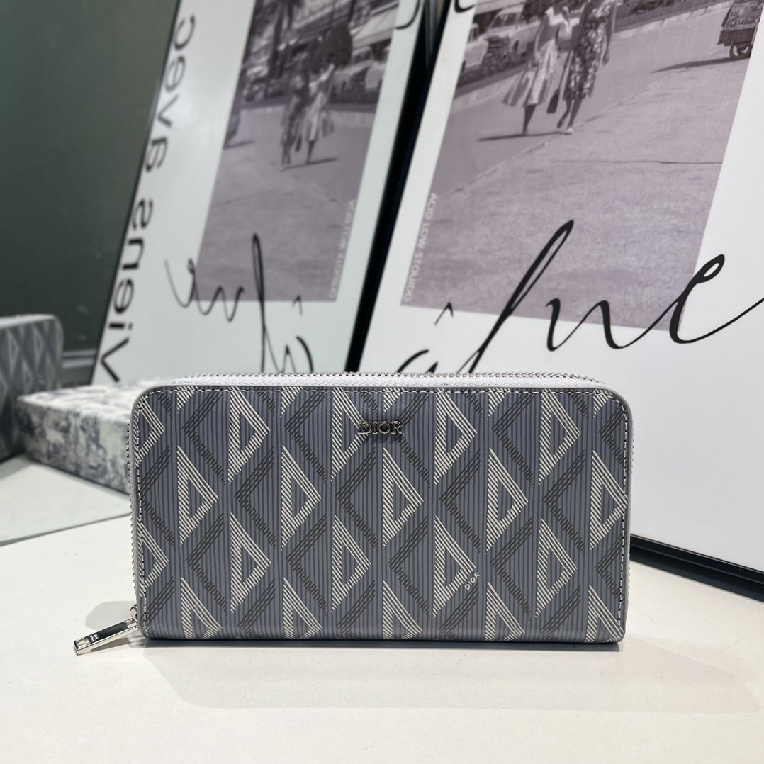 Dior Genuine Leather Designers Men Wallets Flower Card Holder Women Fashion Style Purse Mens Clutch Wallet Luxurys Man Bags With Box And Dust Bag