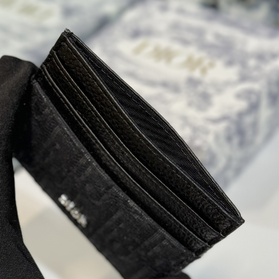 Dior Genuine Leather Designers Men Wallets Flower Card Holder Women Fashion Style Purse Mens Clutch Wallet Luxurys Man Bags With Box And Dust Bag