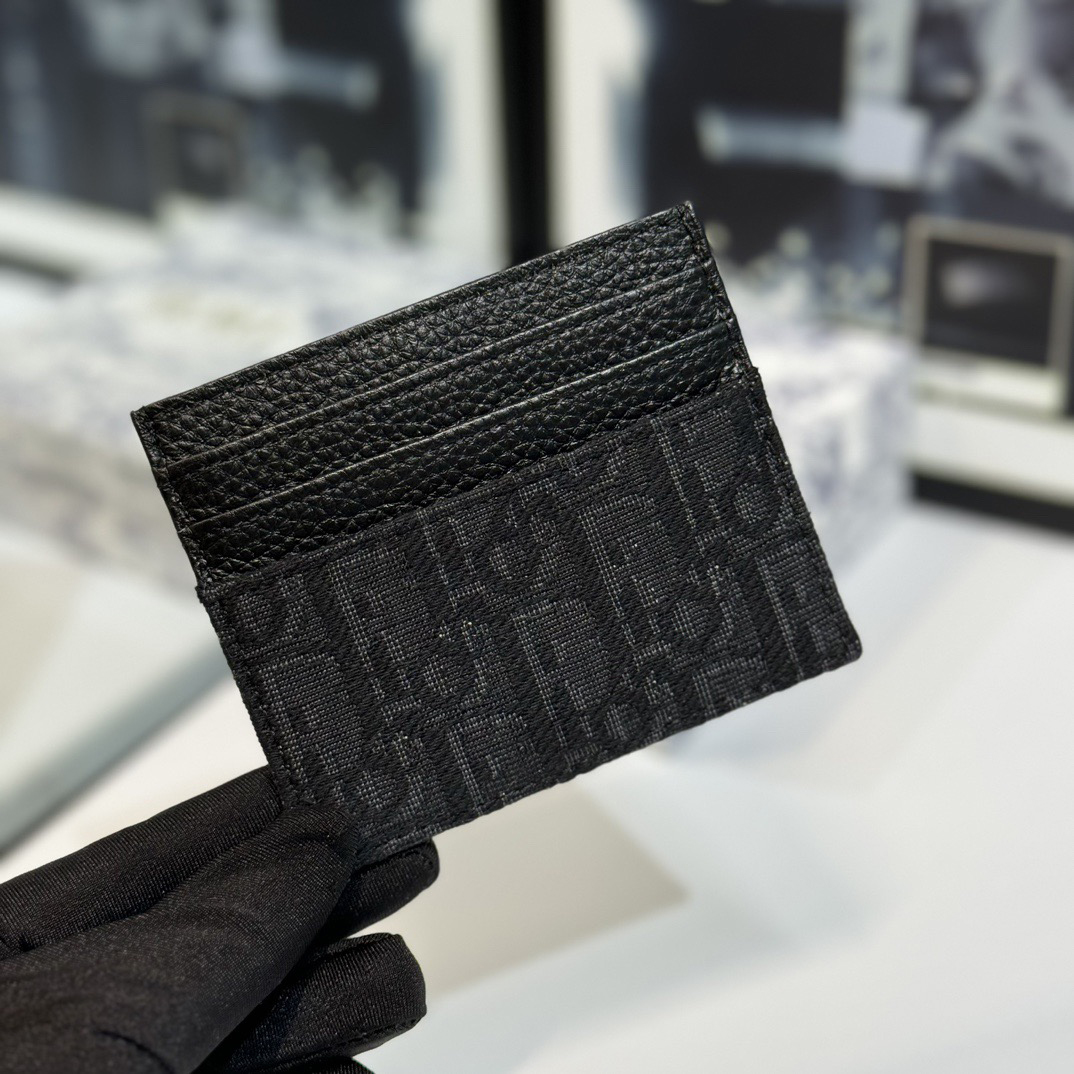 Dior Genuine Leather Designers Men Wallets Flower Card Holder Women Fashion Style Purse Mens Clutch Wallet Luxurys Man Bags With Box And Dust Bag