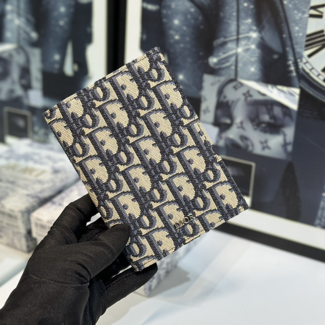 Dior Genuine Leather Designers Men Wallets Flower Card Holder Women Fashion Style Purse Mens Clutch Wallet Luxurys Man Bags With Box And Dust Bag