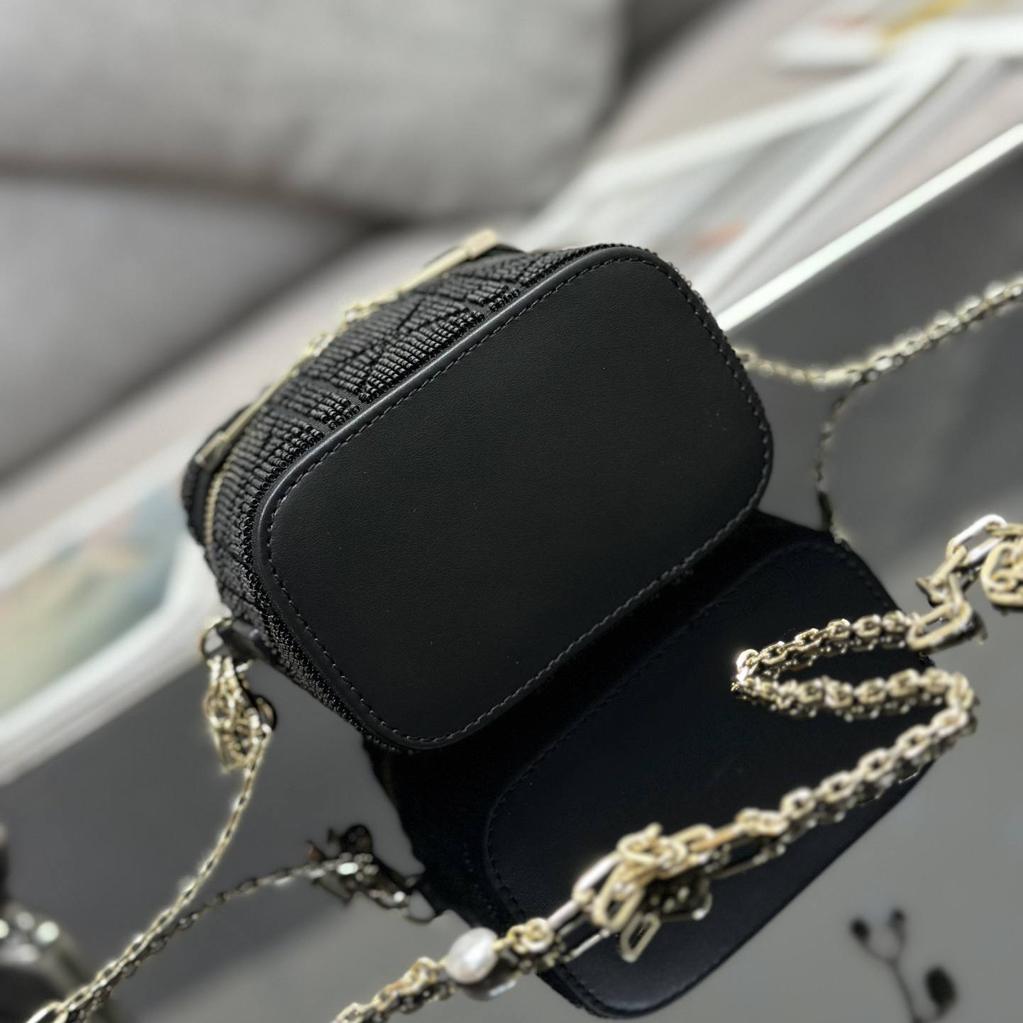 Dior Designer Shoulder Bag Mini Makeup Bag Luxury Bags Crossbody Designer Fashion Knitted Crossbody Bags Women's Bag