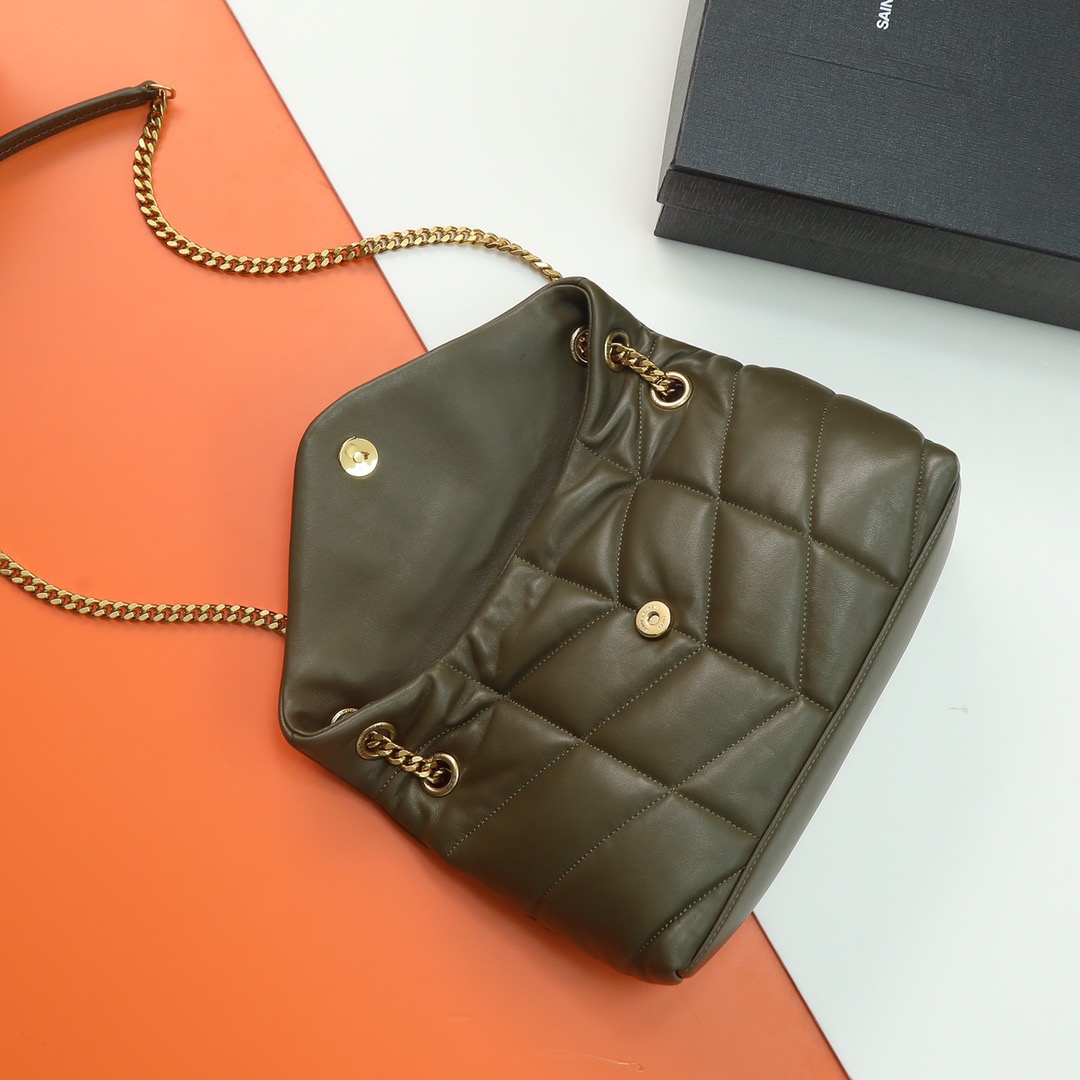 YSL Designer Bag Shoulder Bag Luxury Bag Purse Tote Classic Logo Women's Tramp Bag High Quality Leather Crossbody Large Capacity Shopping Hand Bag