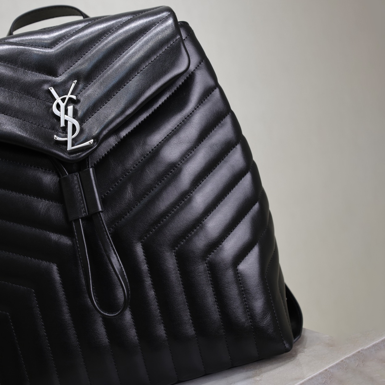 YSL Stylish Design Men's And Women's Backpack Classic Letter Logo And Adjustable Shoulder Straps Simple And Versatile Style