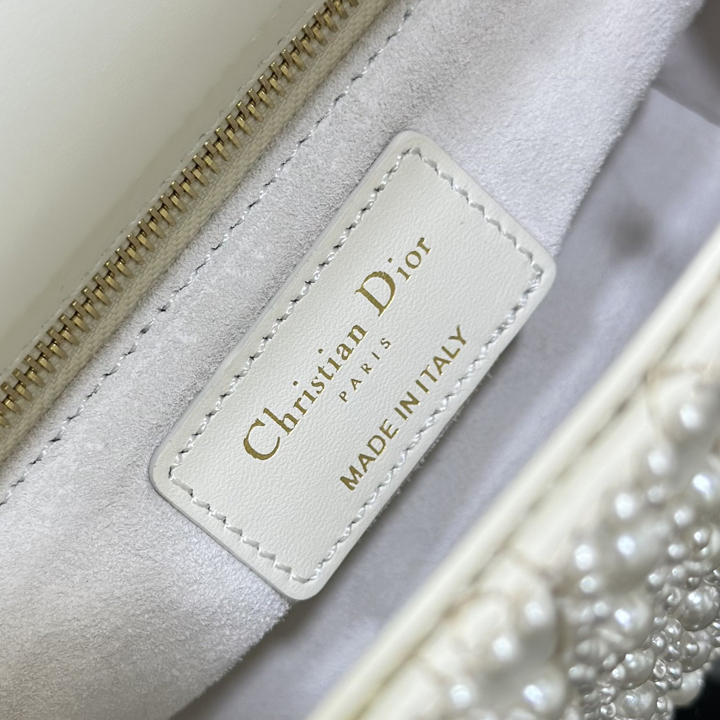 Dior Designer Shoulder Bag Makeup Bag Luxury Bags Crossbody Designer Fashion Knitted Crossbody Bags Women's Three Grid Embroidered Pearls Bag