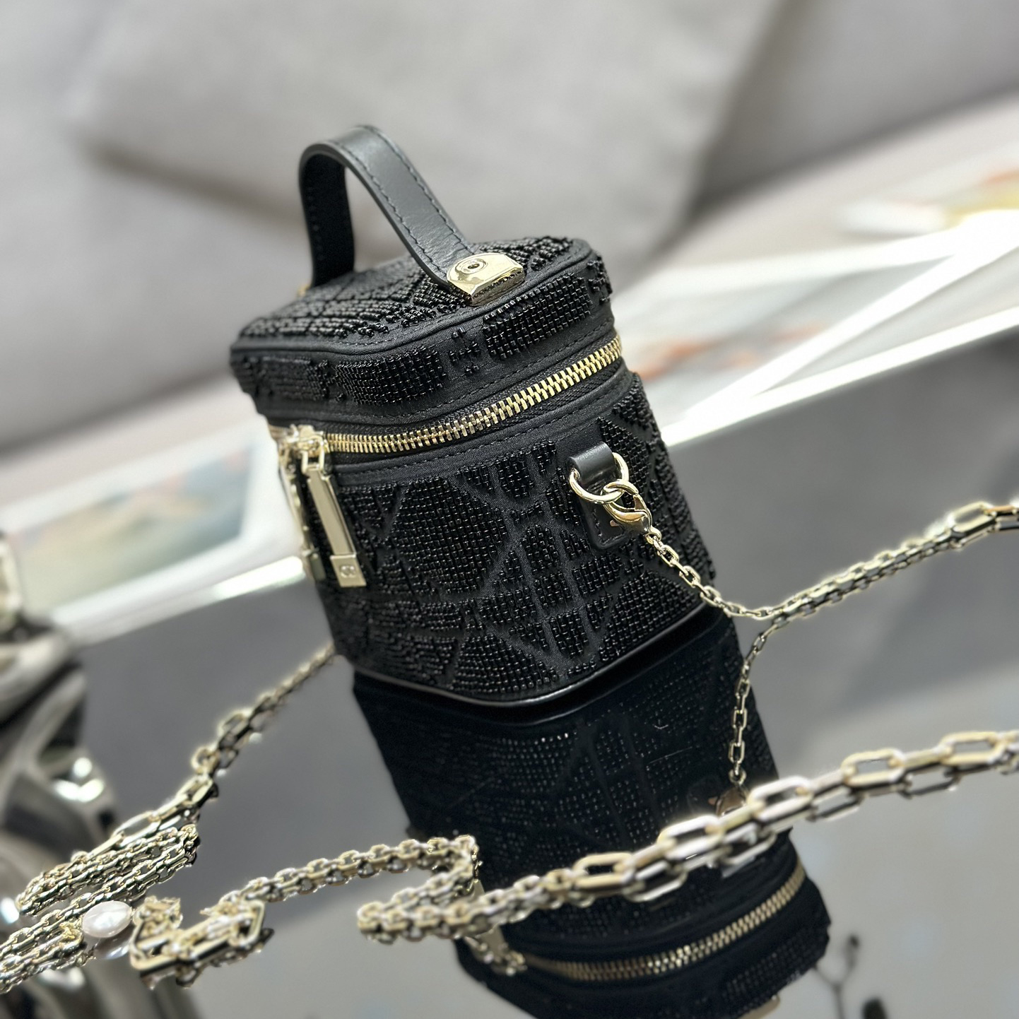 Dior Designer Shoulder Bag Mini Makeup Bag Luxury Bags Crossbody Designer Fashion Knitted Crossbody Bags Women's Bag