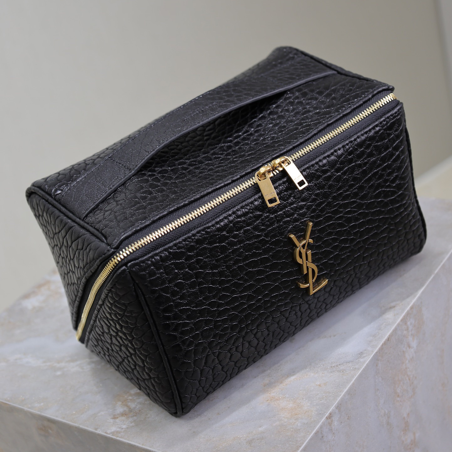 YSL Designer Bag Cosmetic Bag Luxury Bag Cosmetic Bag Classic Logo Women's Bag High Quality Leather Bag