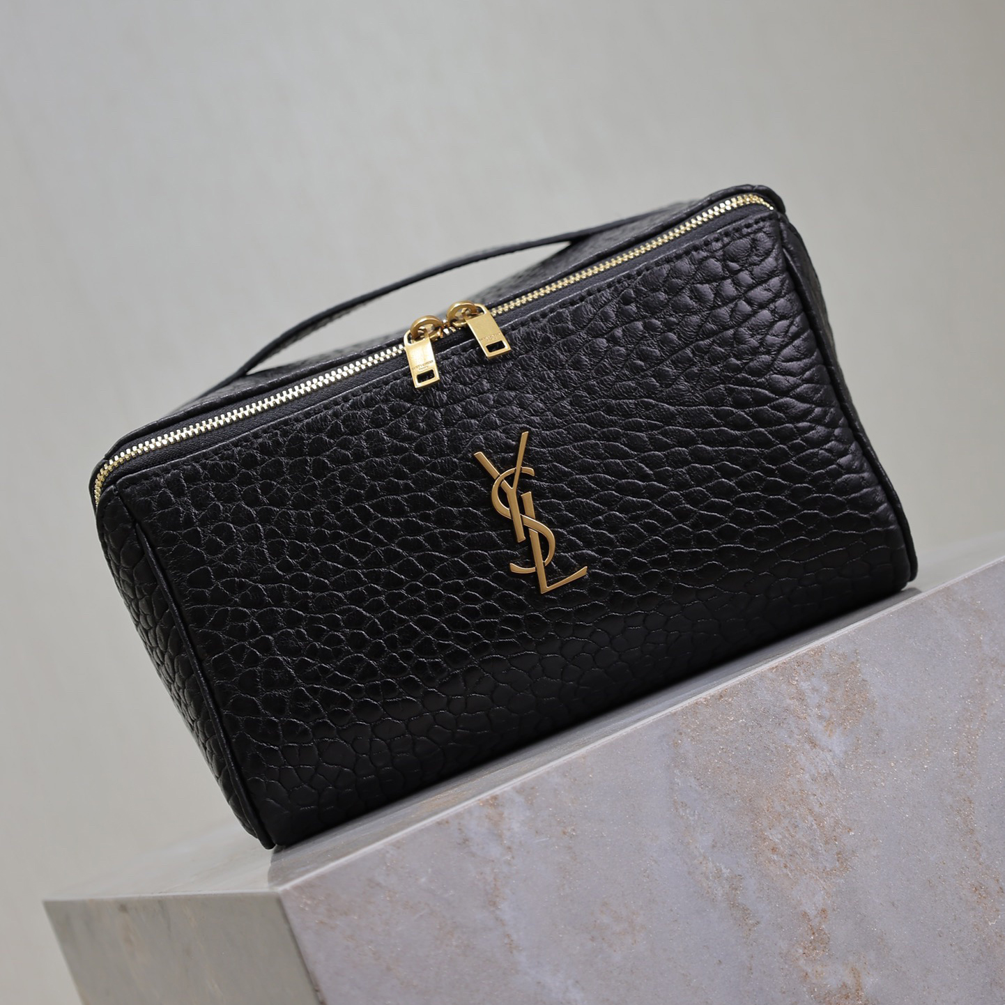 YSL Designer Bag Cosmetic Bag Luxury Bag Cosmetic Bag Classic Logo Women's Bag High Quality Leather Bag