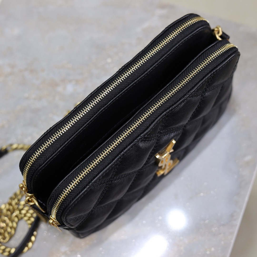 YSL Designer Bag Shoulder Bag Luxury Bag Purse Tote Classic Logo Women's Bag High Quality Leather Crossbody Large Bag