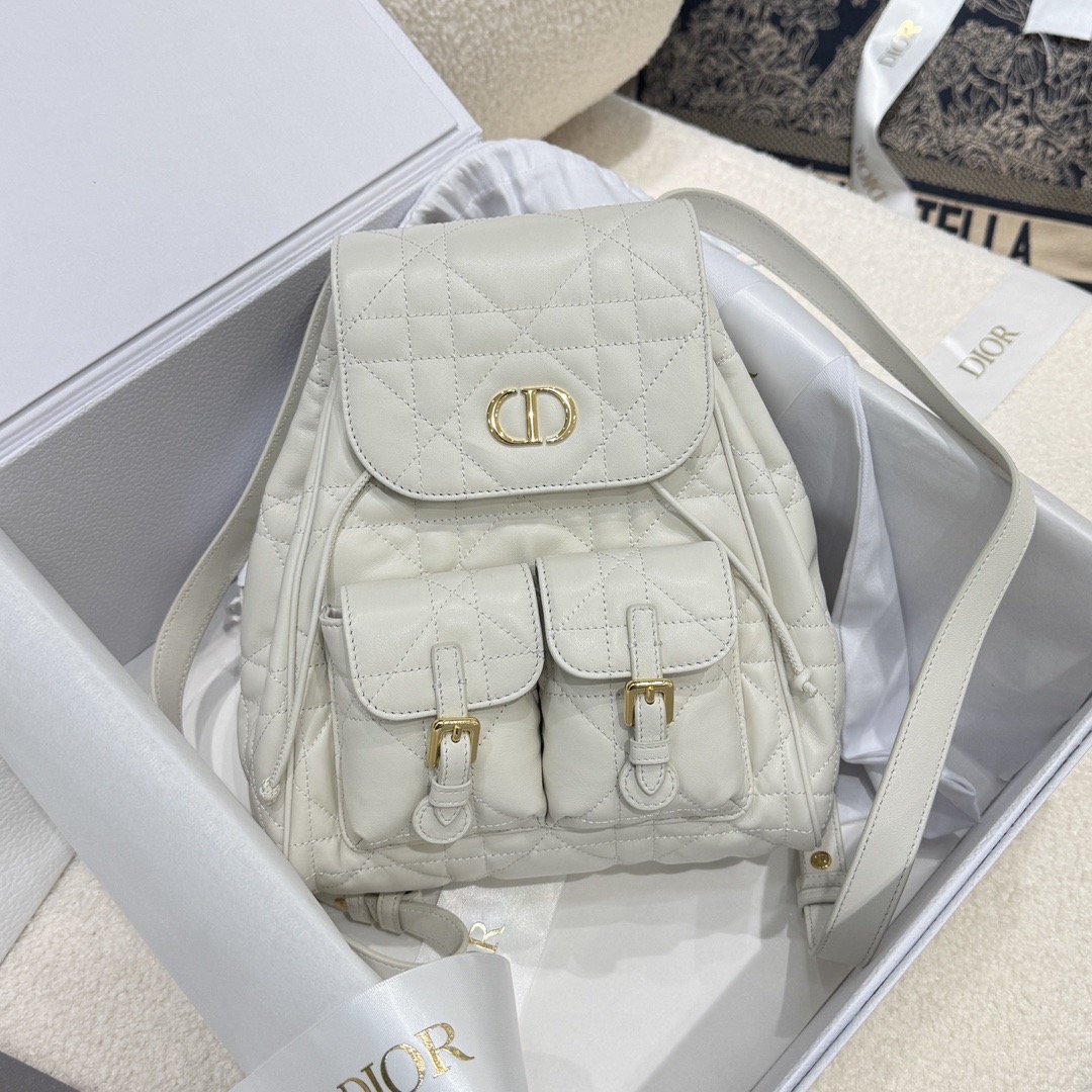 Dior Designer's High-qualyit Backpack-shoulder Bags Fashionable Classic Luxury Bags  Bags Leather Trendy Gift Styles Fashion Bag
