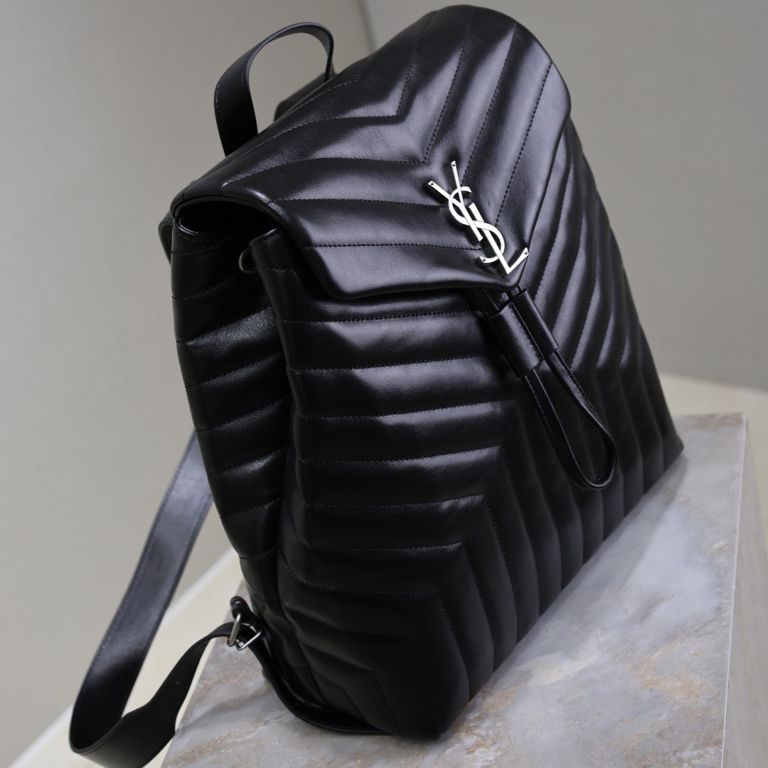 YSL Stylish Design Men's And Women's Backpack Classic Letter Logo And Adjustable Shoulder Straps Simple And Versatile Style