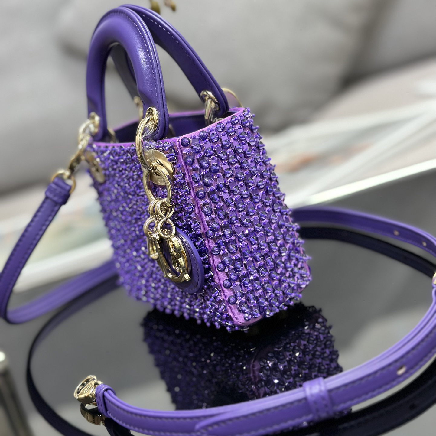 Dior Designer Bags Shoulder Bags Luxury Bags Crossbody Designer New Fashion Knitted Crossbody Bags Women's Artwork Mini Embroidery Beads Hand Bag