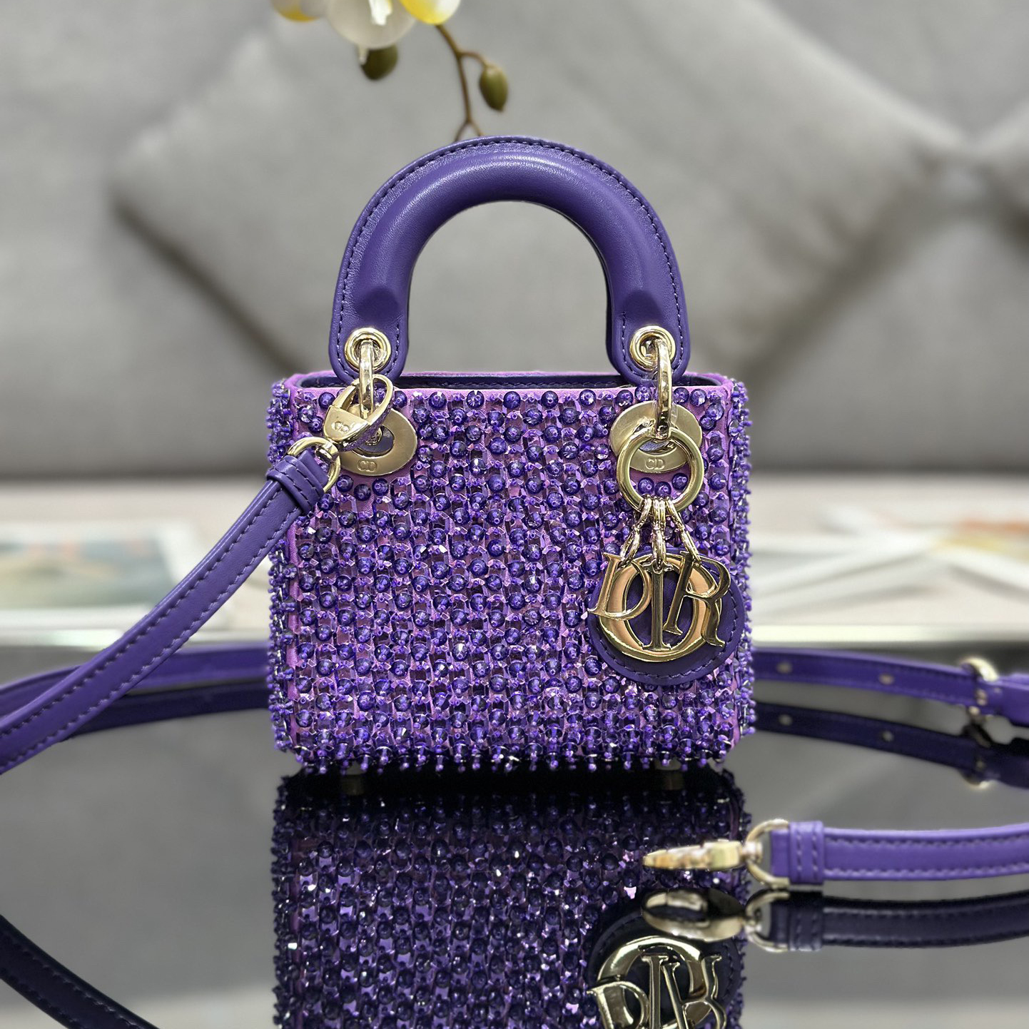 Dior Designer Bags Shoulder Bags Luxury Bags Crossbody Designer New Fashion Knitted Crossbody Bags Women's Artwork Mini Embroidery Beads Hand Bag