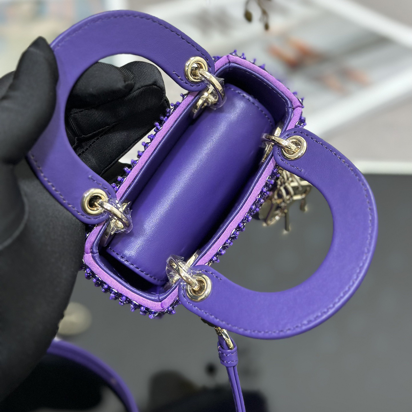 Dior Designer Bags Shoulder Bags Luxury Bags Crossbody Designer New Fashion Knitted Crossbody Bags Women's Artwork Mini Embroidery Beads Hand Bag