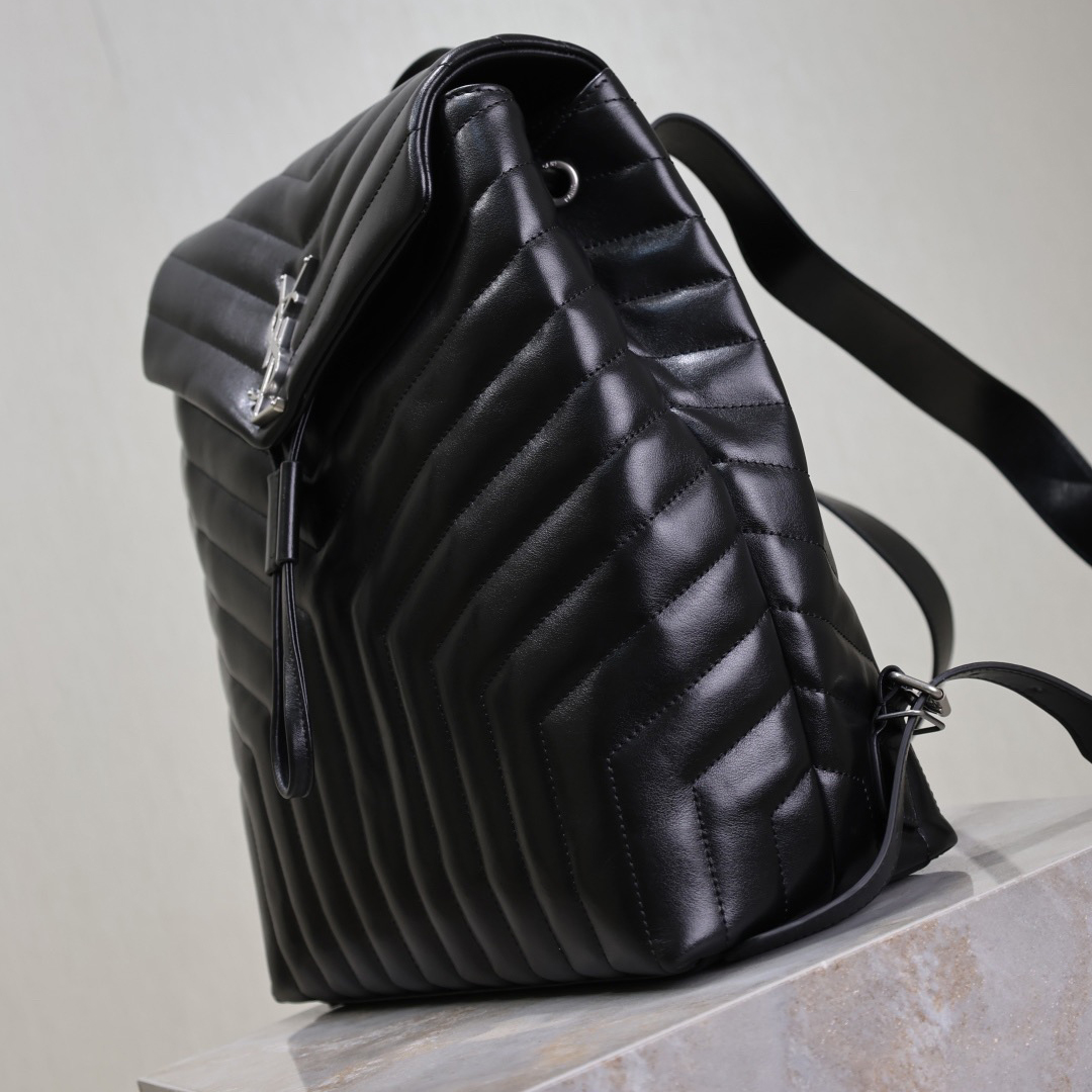 YSL Stylish Design Men's And Women's Backpack Classic Letter Logo And Adjustable Shoulder Straps Simple And Versatile Style