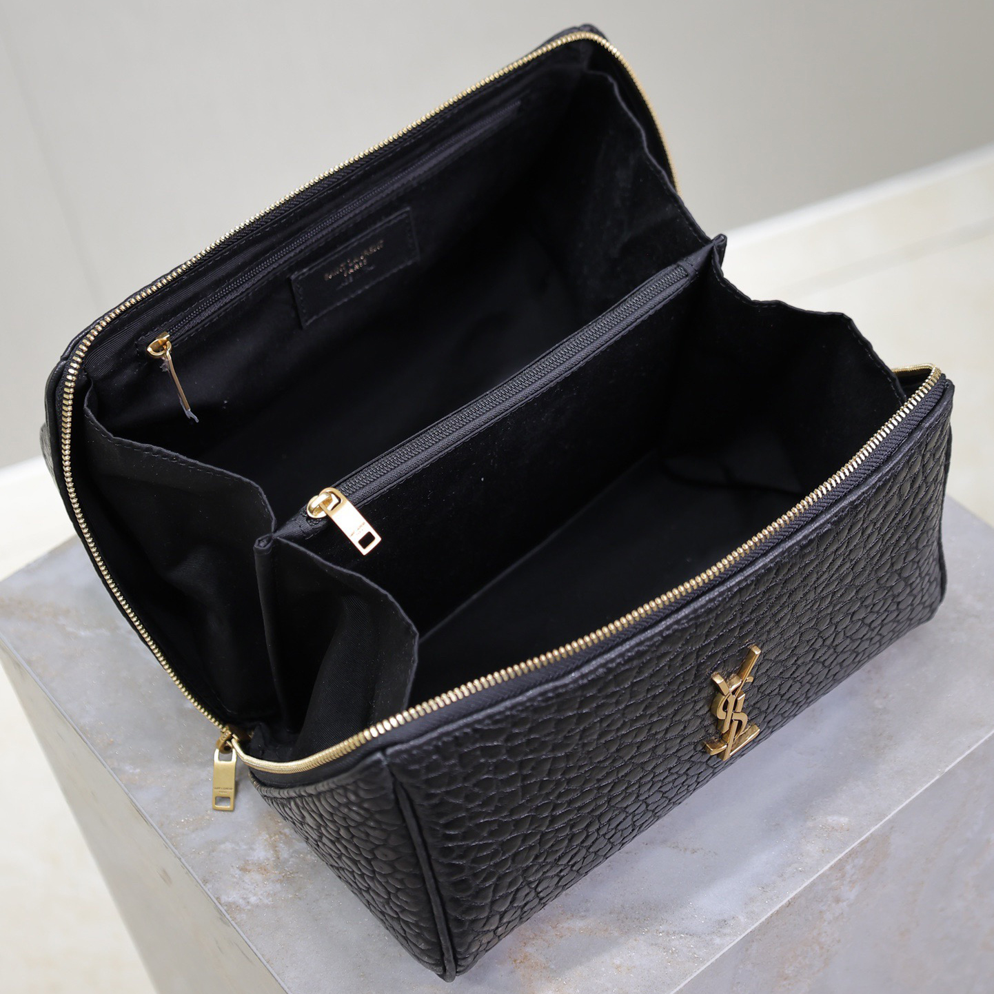 YSL Designer Bag Cosmetic Bag Luxury Bag Cosmetic Bag Classic Logo Women's Bag High Quality Leather Bag