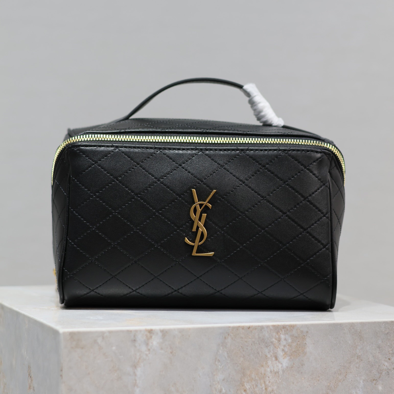 YSL Designer Bag Cosmetic Bag Luxury Bag Cosmetic Bag Classic Logo Women's Bag High Quality Leather Bag