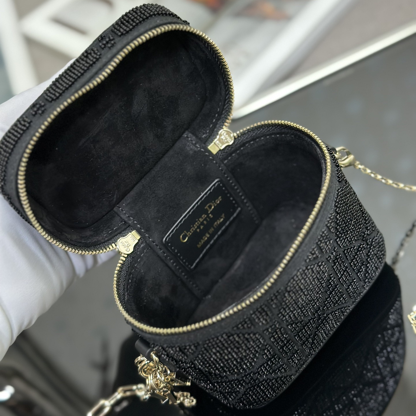 Dior Designer Shoulder Bag Mini Makeup Bag Luxury Bags Crossbody Designer Fashion Knitted Crossbody Bags Women's Bag