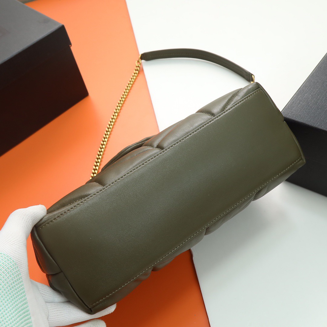 YSL Designer Bag Shoulder Bag Luxury Bag Purse Tote Classic Logo Women's Tramp Bag High Quality Leather Crossbody Large Capacity Shopping Hand Bag