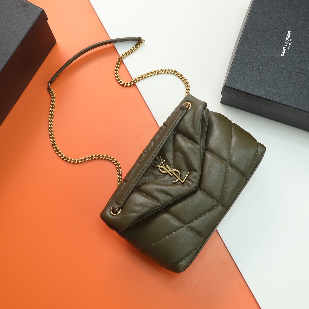 YSL Designer Bag Shoulder Bag Luxury Bag Purse Tote Classic Logo Women's Tramp Bag High Quality Leather Crossbody Large Capacity Shopping Hand Bag