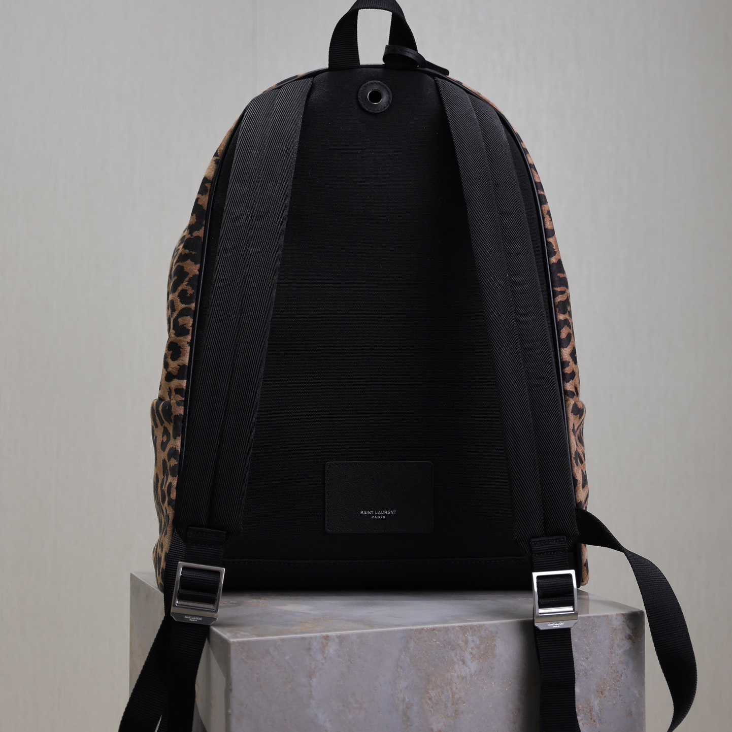 YSL Stylish Design Men's And Women's Backpack Leopard Print And Adjustable Shoulder Straps Simple And Versatile Style