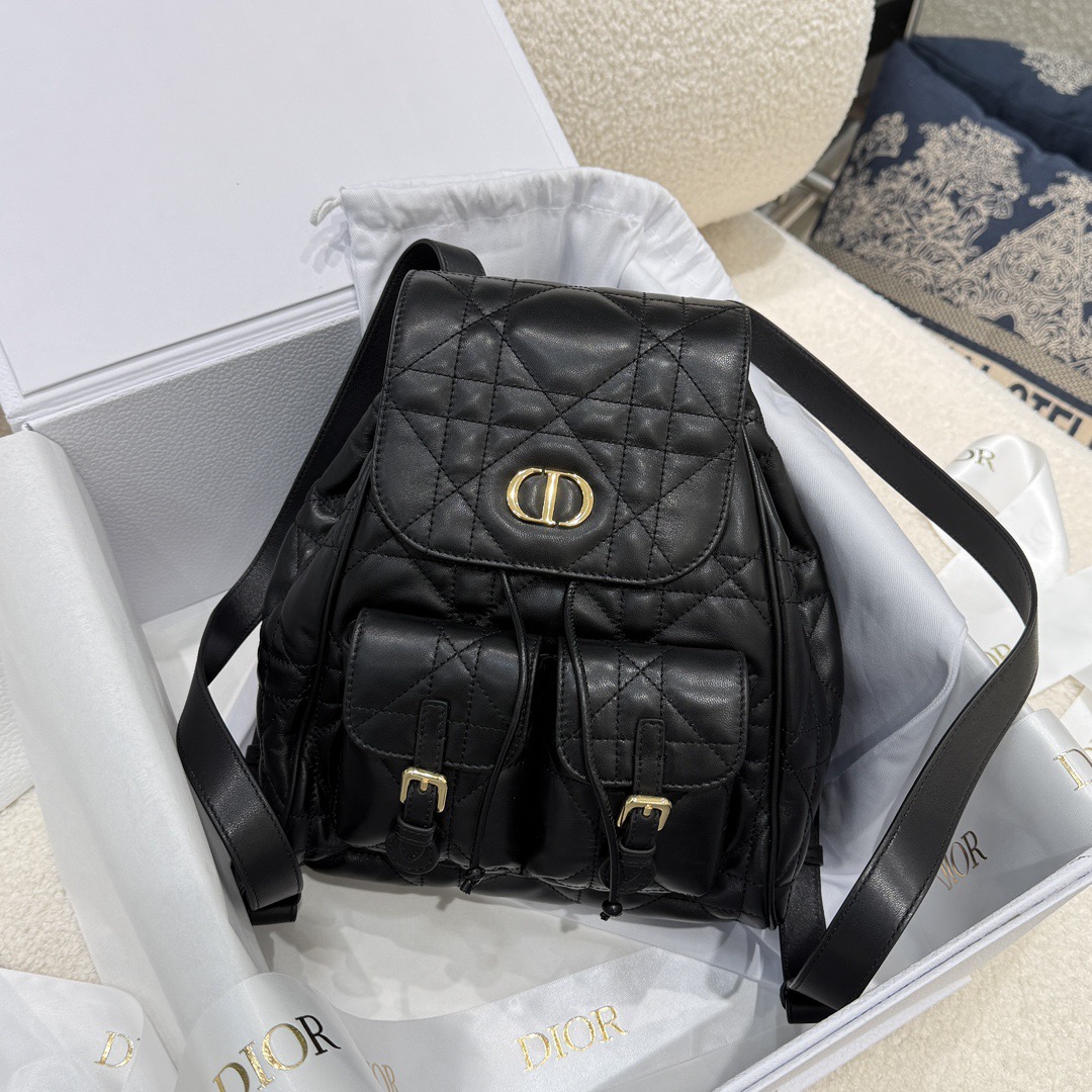 Dior Designer's High-qualyit Backpack-shoulder Bags Fashionable Classic Luxury Bags  Bags Leather Trendy Gift Styles Fashion Bag