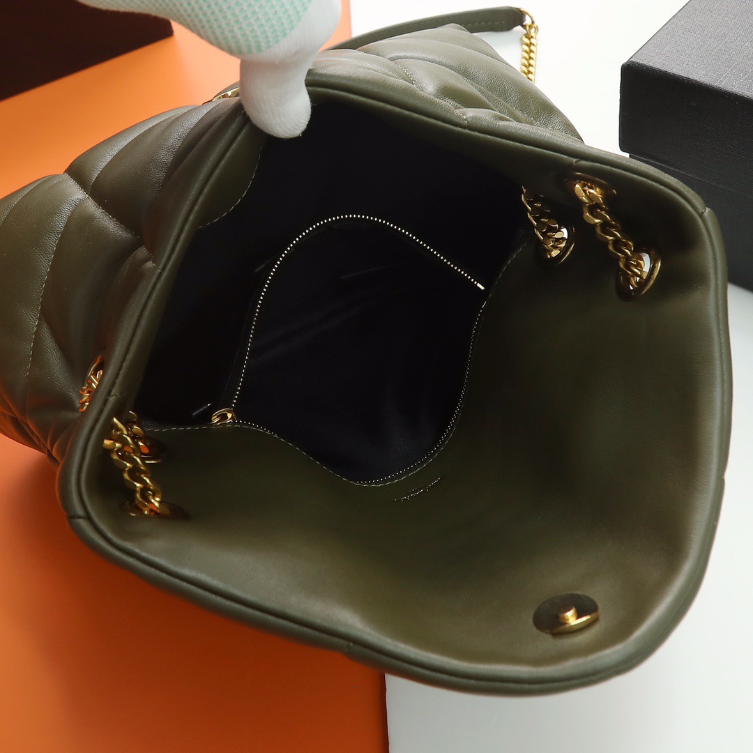 YSL Designer Bag Shoulder Bag Luxury Bag Purse Tote Classic Logo Women's Tramp Bag High Quality Leather Crossbody Large Capacity Shopping Hand Bag