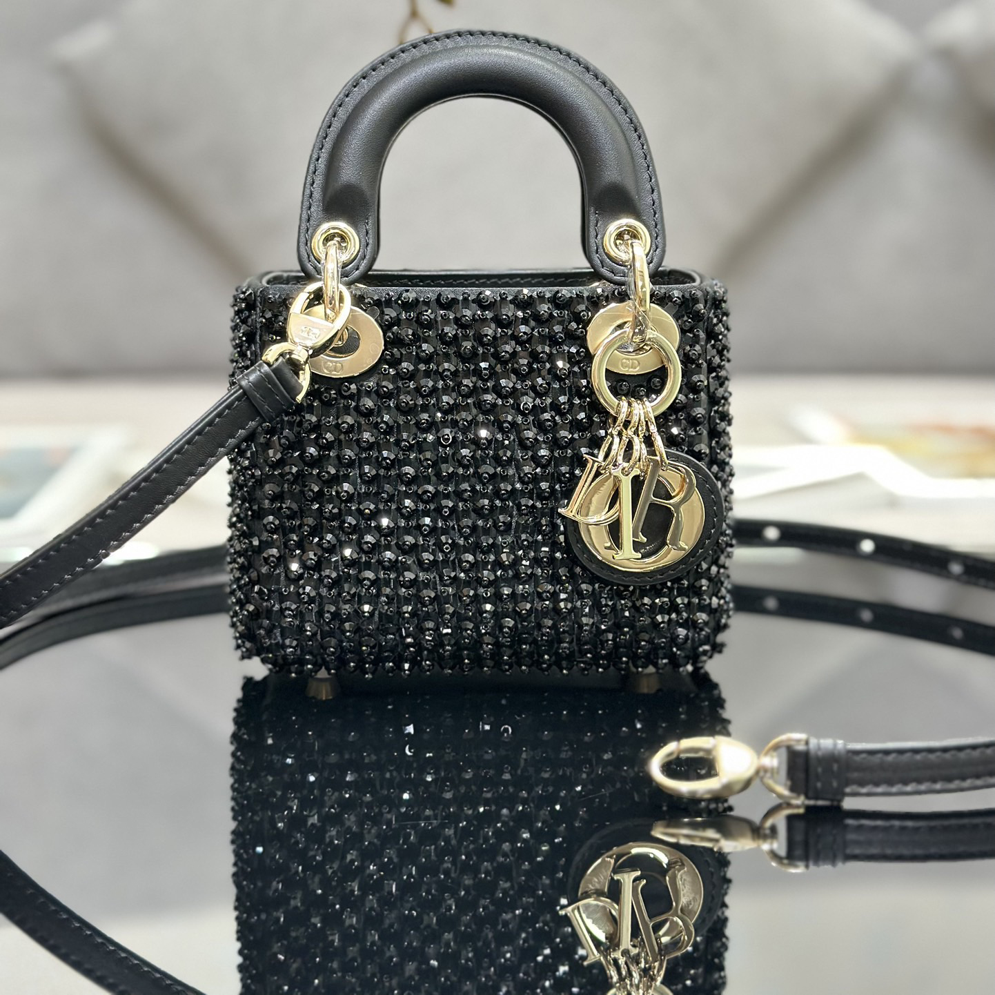Dior Designer Bags Shoulder Bags Luxury Bags Crossbody Designer New Fashion Knitted Crossbody Bags Women's Artwork Mini Embroidery Beads Hand Bag