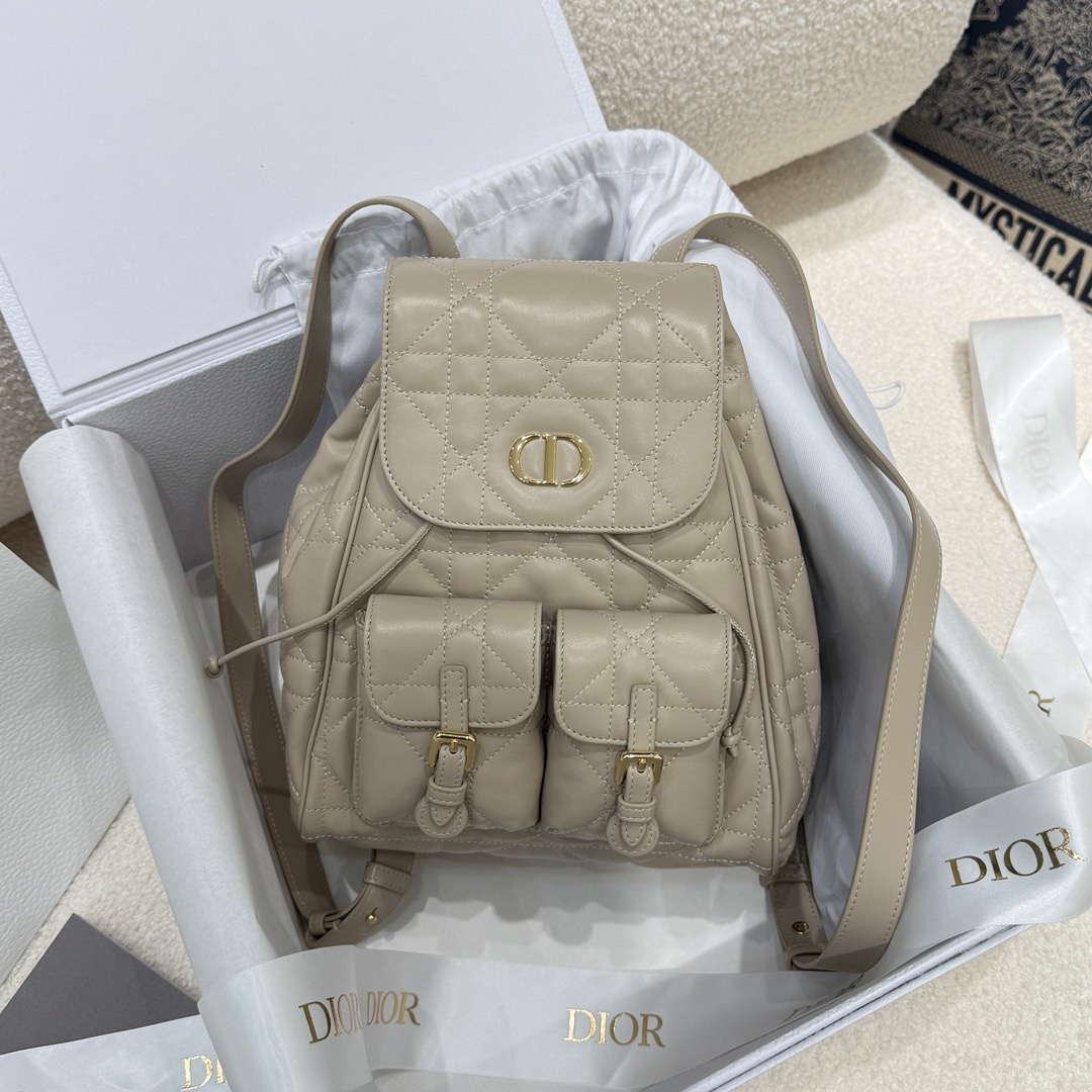 Dior Designer's High-qualyit Backpack-shoulder Bags Fashionable Classic Luxury Bags  Bags Leather Trendy Gift Styles Fashion Bag