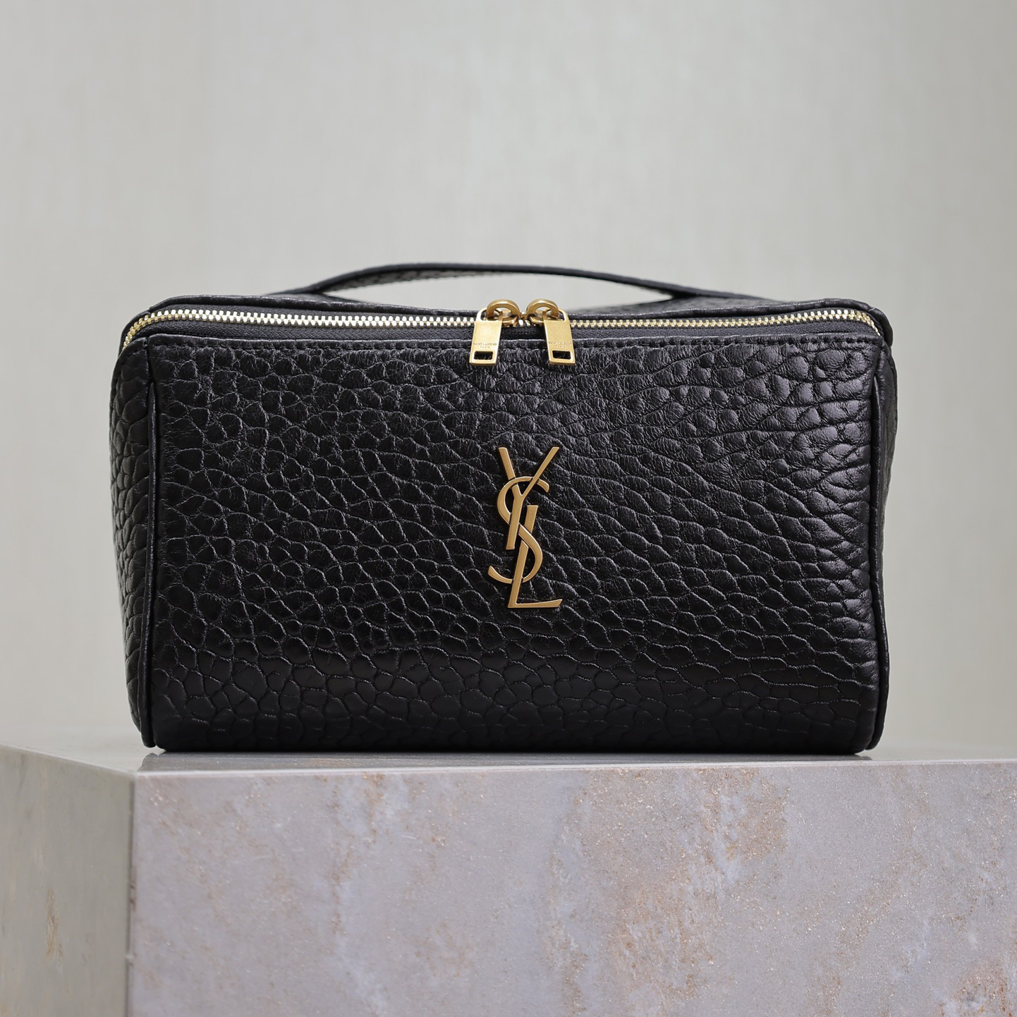 YSL Designer Bag Cosmetic Bag Luxury Bag Cosmetic Bag Classic Logo Women's Bag High Quality Leather Bag