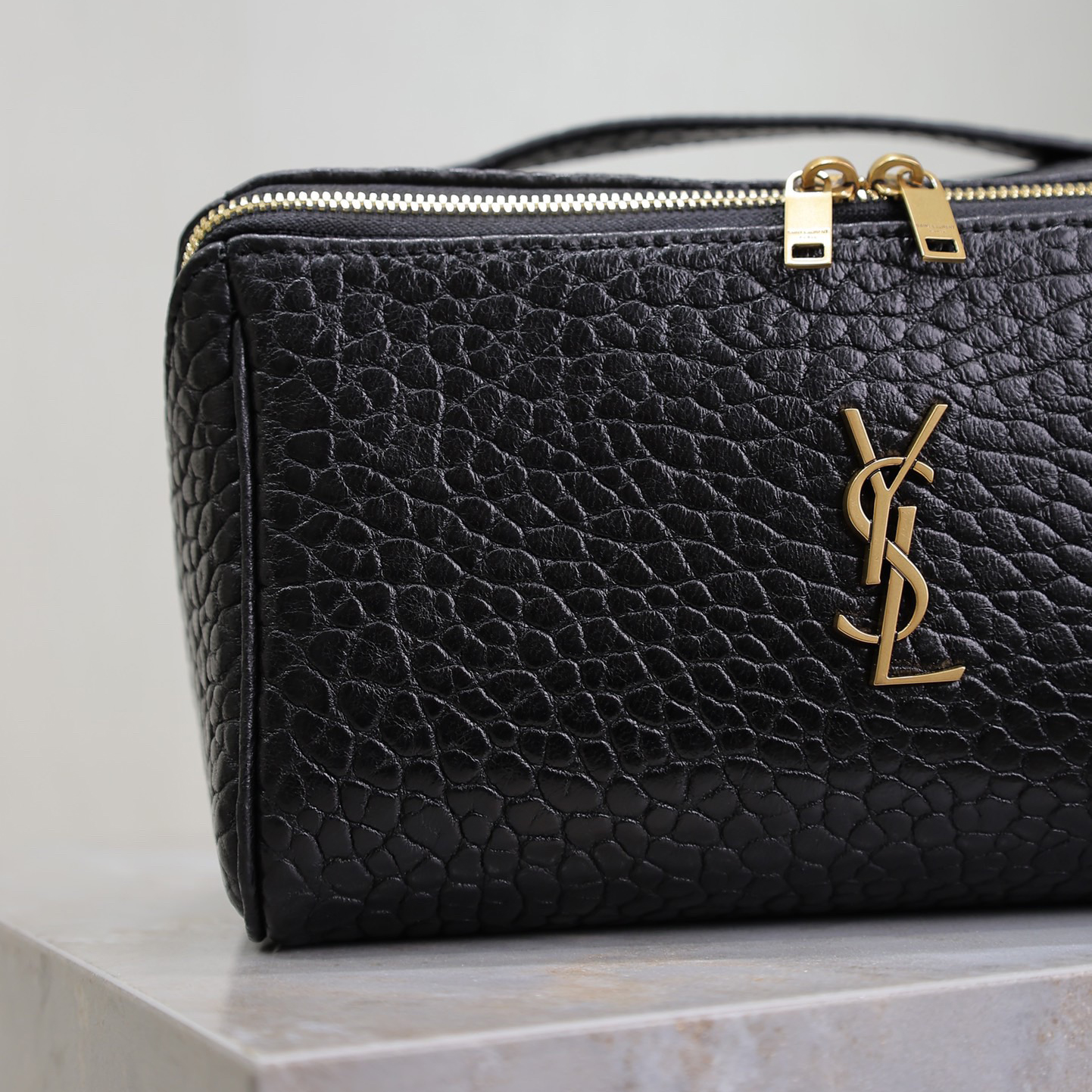 YSL Designer Bag Cosmetic Bag Luxury Bag Cosmetic Bag Classic Logo Women's Bag High Quality Leather Bag