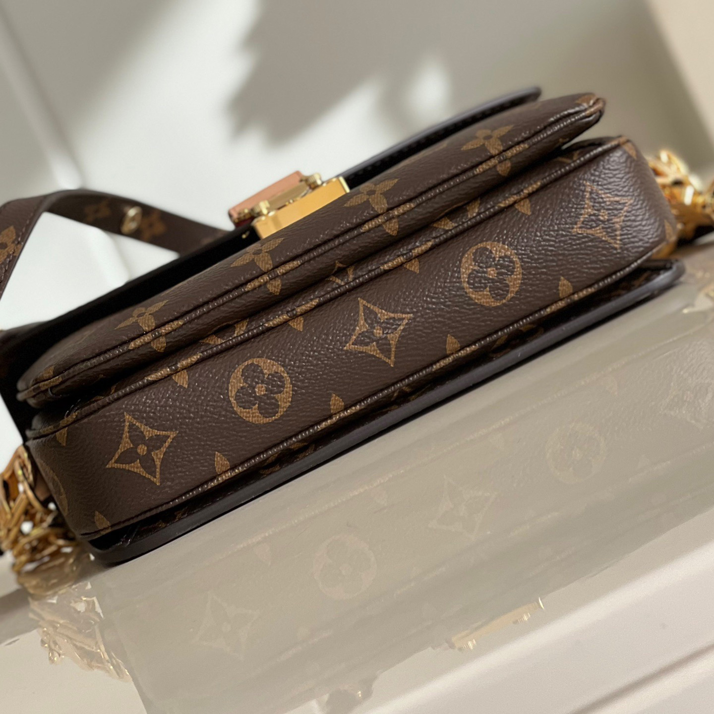 LV Designer Women's Shoulder Bag Luxury Bag Detachable And Adjustable Shoulder High Quality Leather Crossbody Fashion Printed Hand Bag