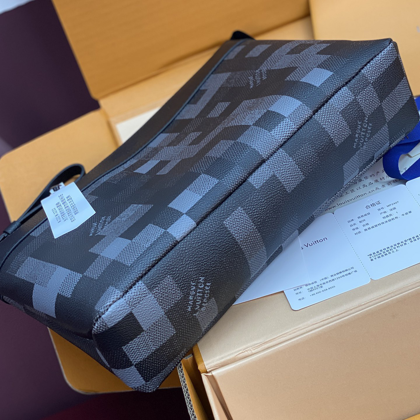 LV Designer Bag Luxury Bag Purse Classic Logo Women's Tramp Bag High Quality Leather Crossbody  Fashion Printed Hand Bag