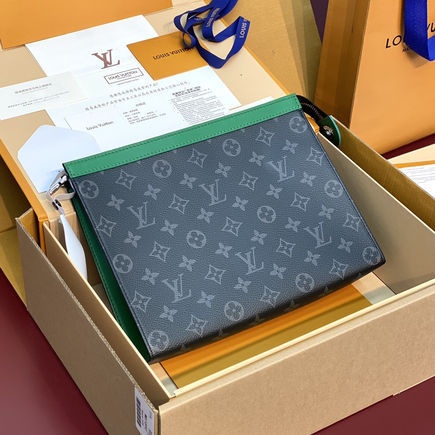 LV Designer Bag Luxury Bag Purse Classic Logo Women's Tramp Bag High Quality Leather Crossbody  Fashion Printed Bag