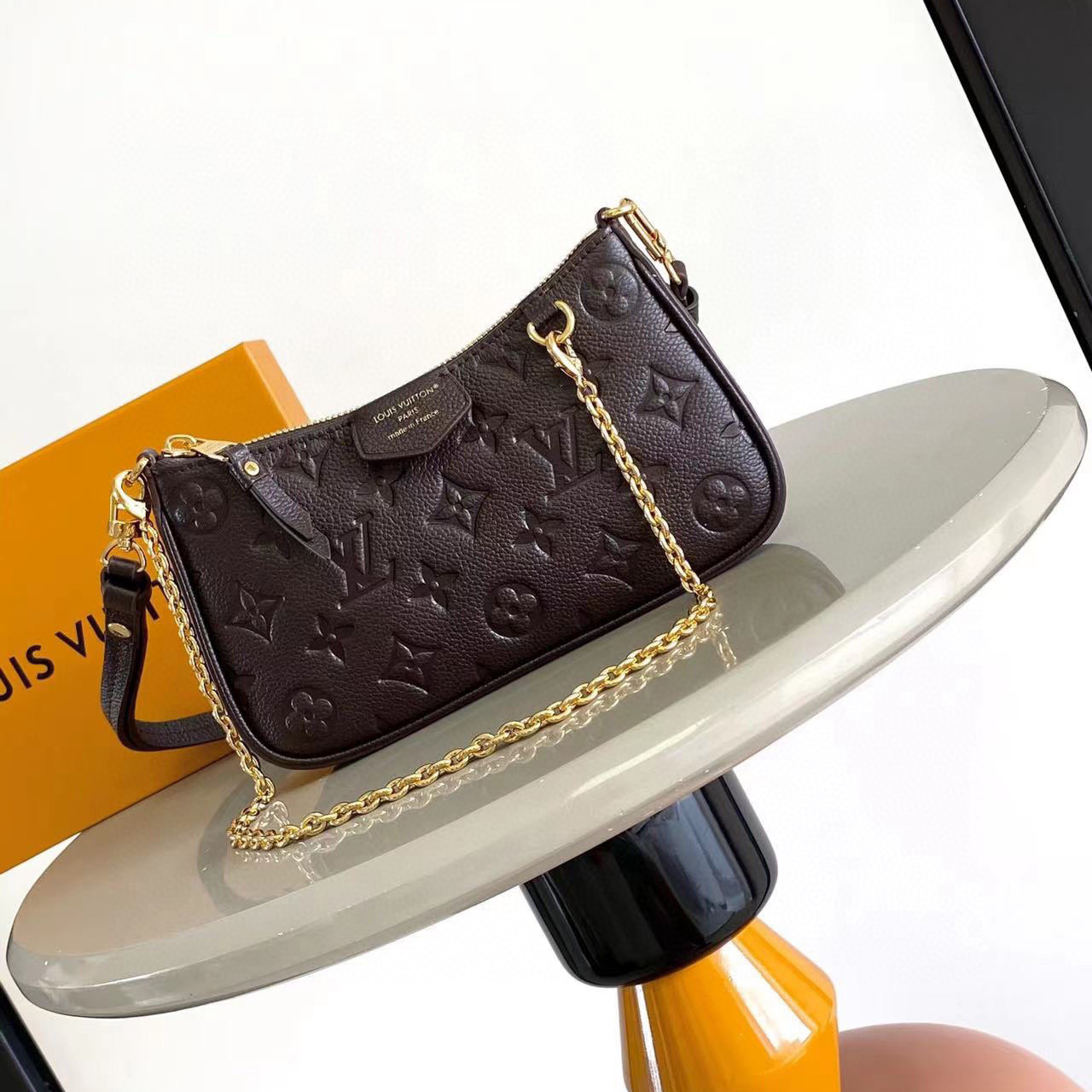 LV Designer Women's Shoulder Bag Luxury Bag Detachable Shoulder High Quality Leather Crossbody Fashion Bag